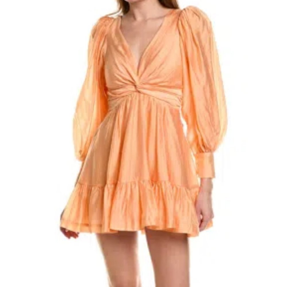 Sabina Musayev Mini dress size XS peach with long sleeves